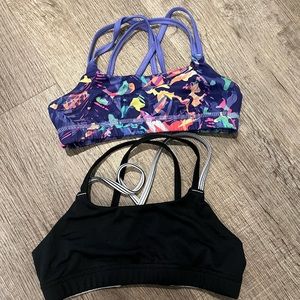 Little girls sports bras